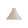 Muuto TOP PEDANT Stalowa Lampa Wisząca 38 cm Piaskowa